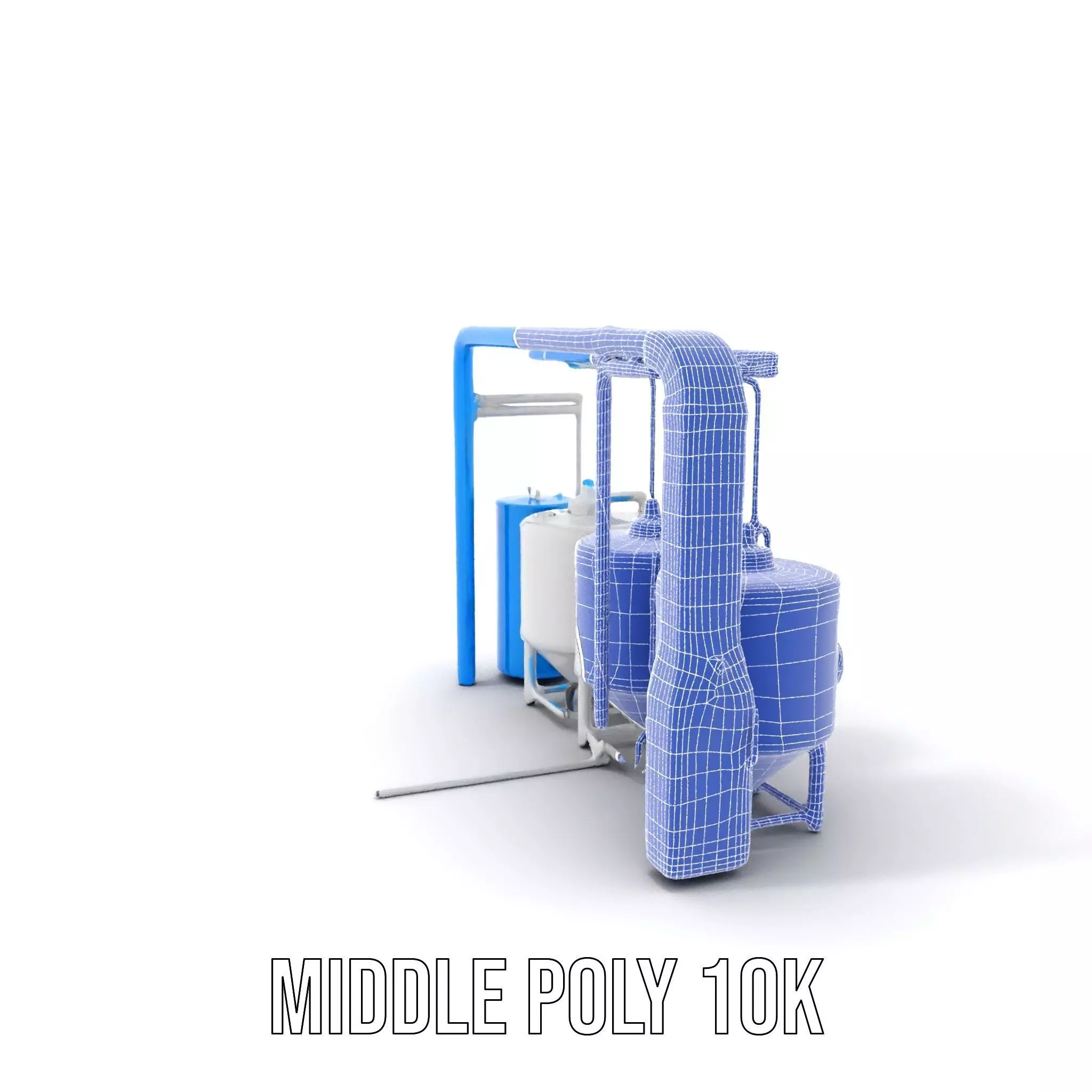 Stainless Steel Brewery Tanks model pack Low-poly 3D model_21