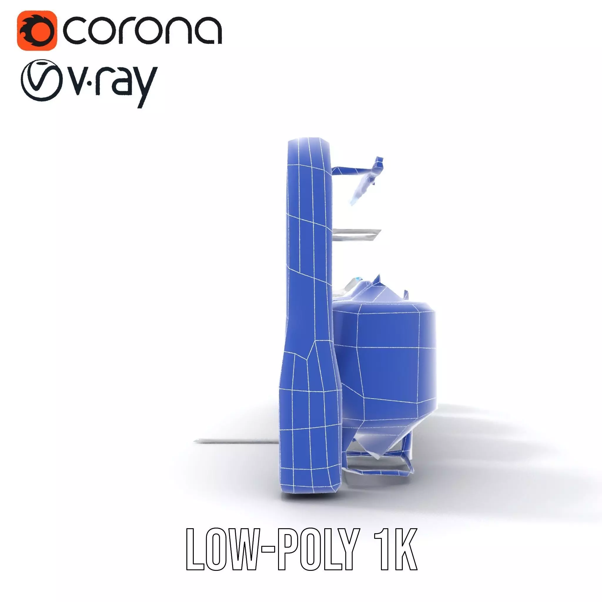 Stainless Steel Brewery Tanks model pack Low-poly 3D model_20