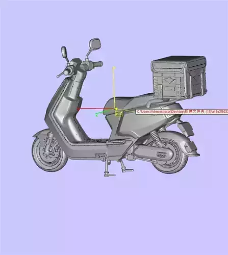 Delivery motorcycle