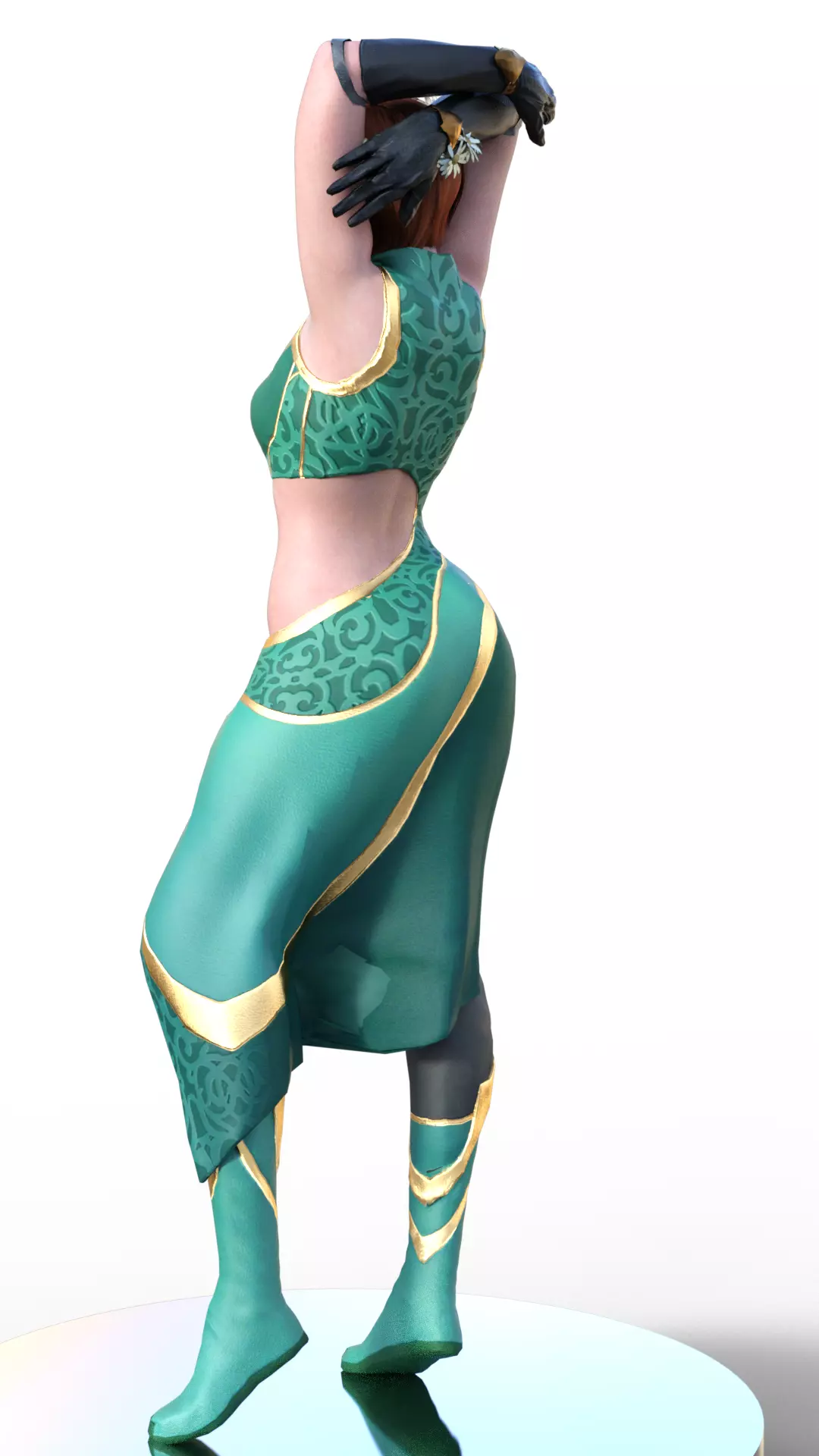 Shani the Guardian of Life Amidst the Storm 3D print model_2