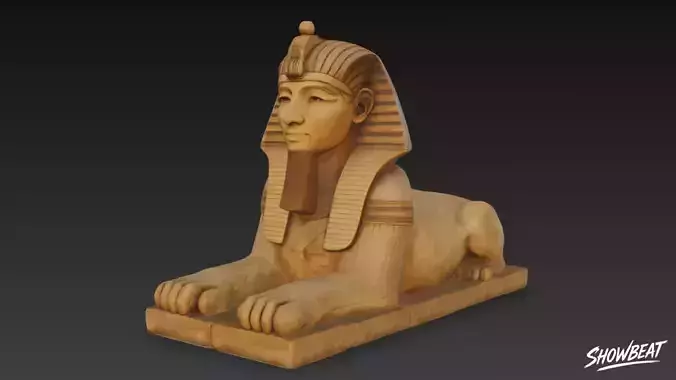 Egyptian Pharaoh Sphinx Statue