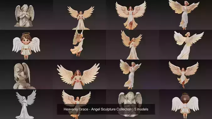 Heavenly Grace - Angel Sculpture Collection