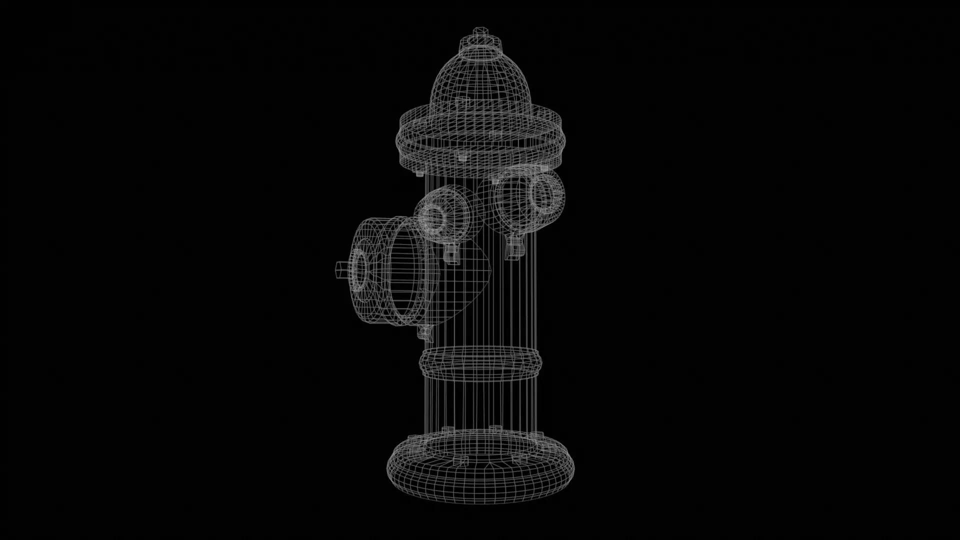 Old Fire Hydrant - Game Ready - Low poly PBR  Low-poly 3D model_9