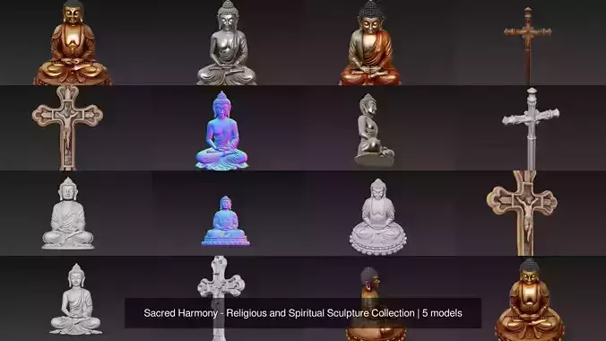 Sacred Harmony - Religious and Spiritual Sculpture Collection 
