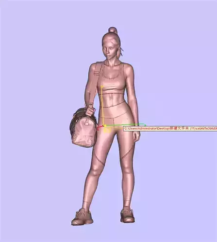 Sports Girl 3D print model