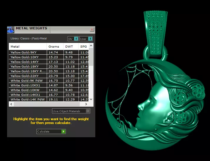 Mythic Warrior  Spirit Pendant Collection  3D print model_24