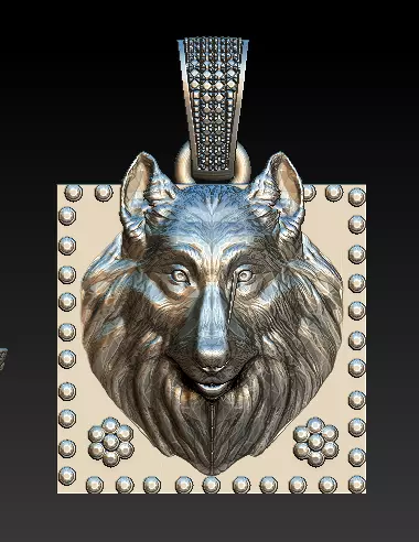 Mythic Warrior  Spirit Pendant Collection  3D print model_7