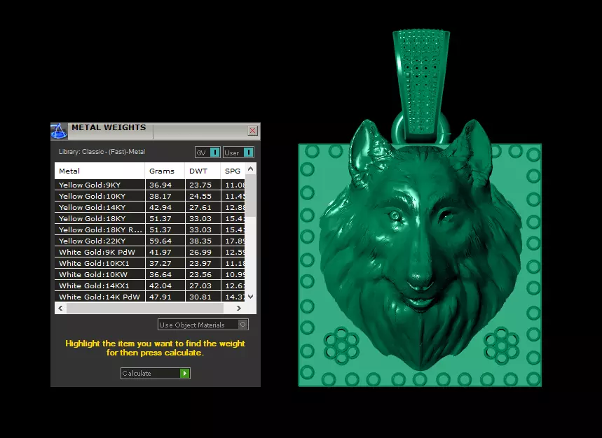 Mythic Warrior  Spirit Pendant Collection  3D print model_17