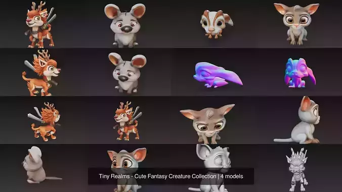 Tiny Realms - Cute Fantasy Creature Collection 