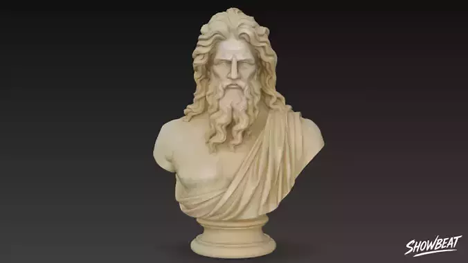 Greek God Zeus Bust