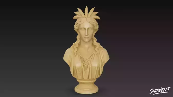 Greek God Dionysus Bust
