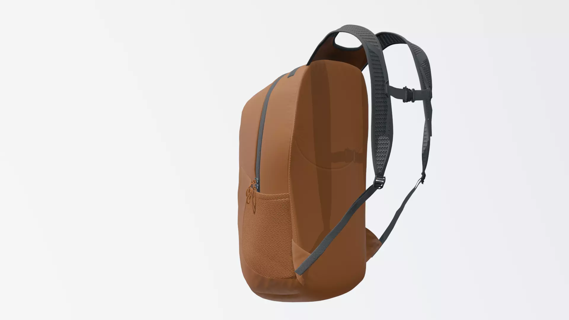 Backpack Low-poly 3D model_6