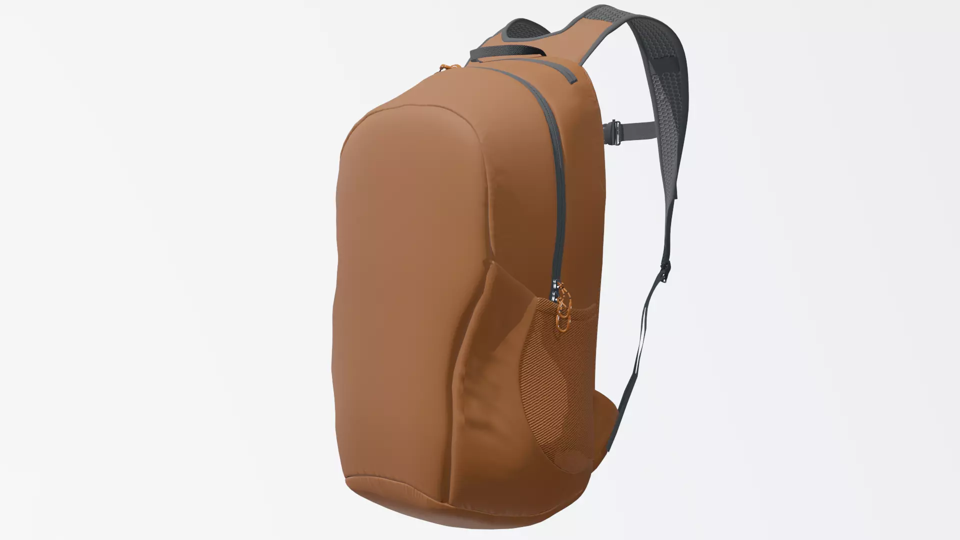 Backpack Low-poly 3D model_2