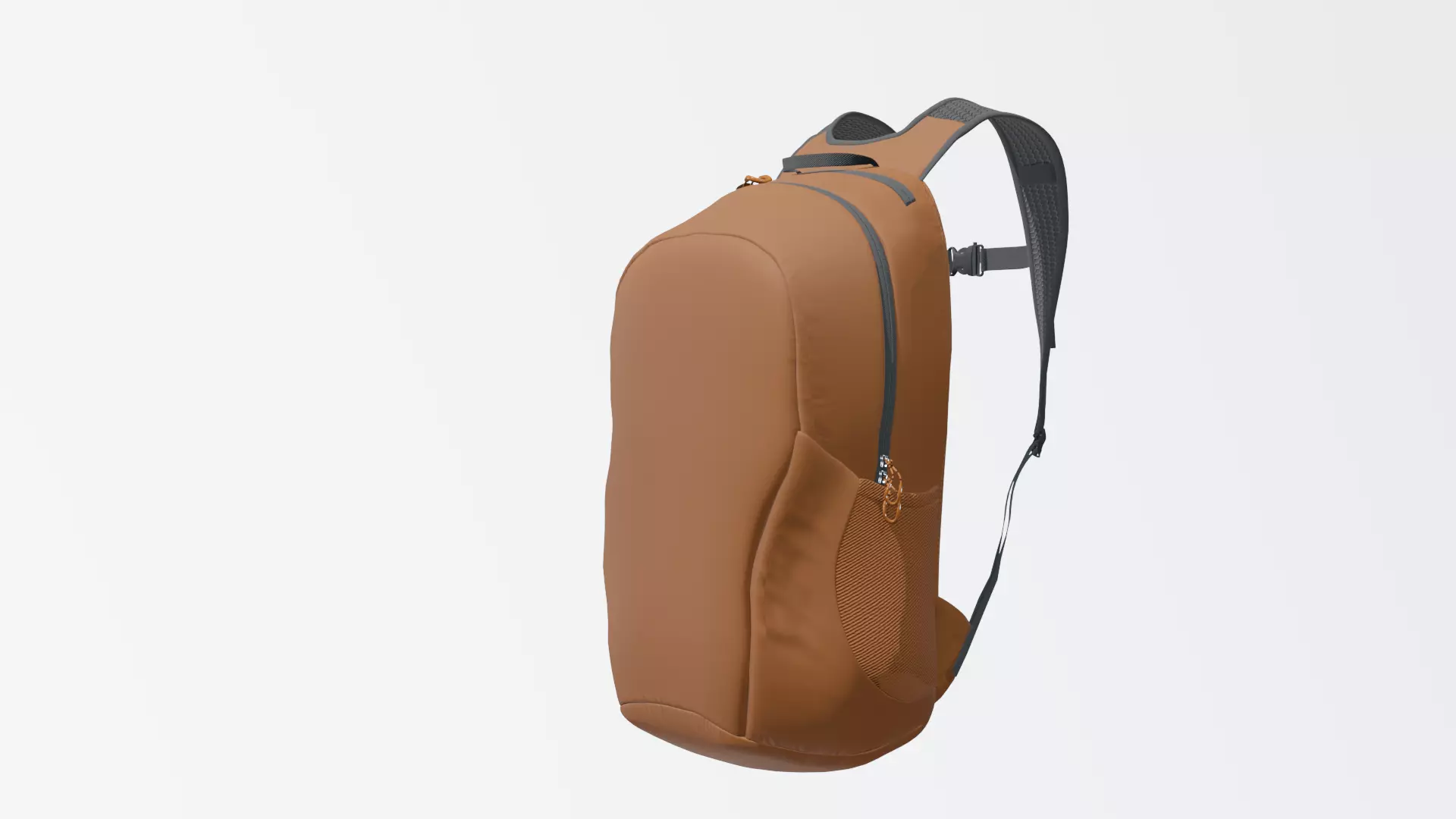 Backpack Low-poly 3D model_7