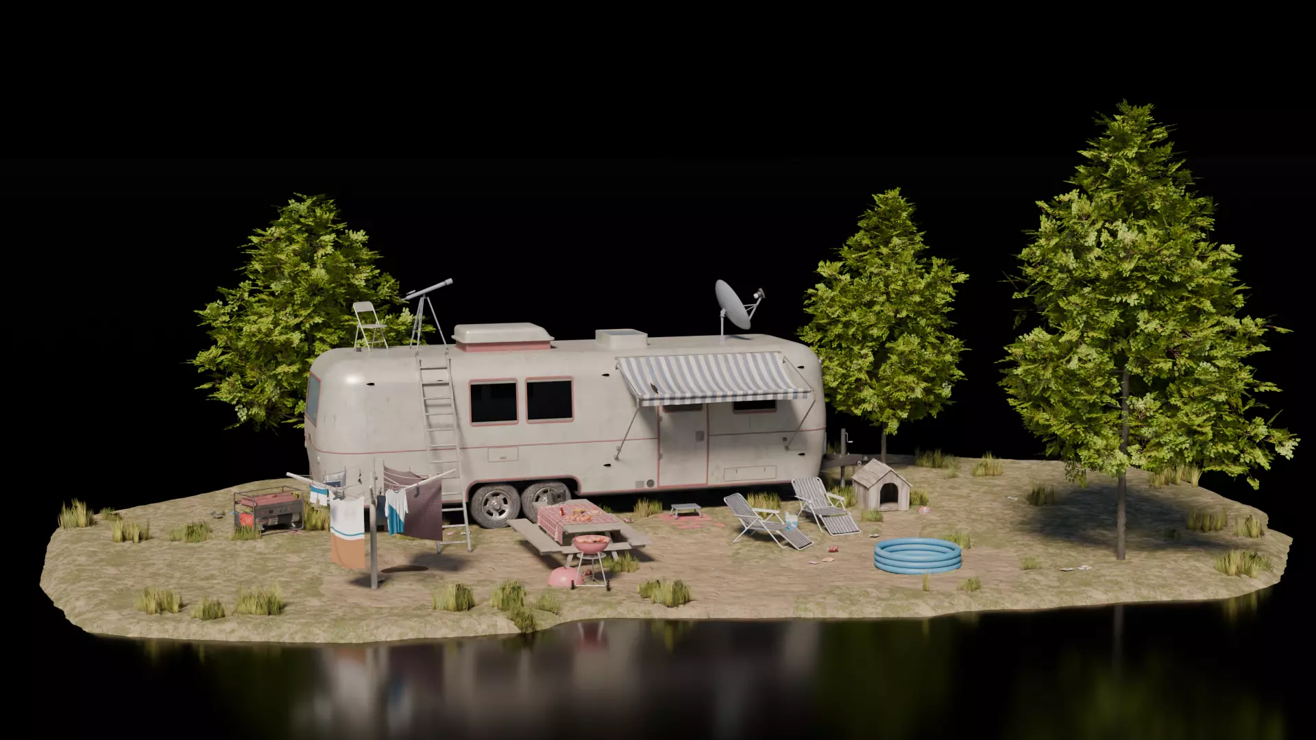 Camper House 3D model_0