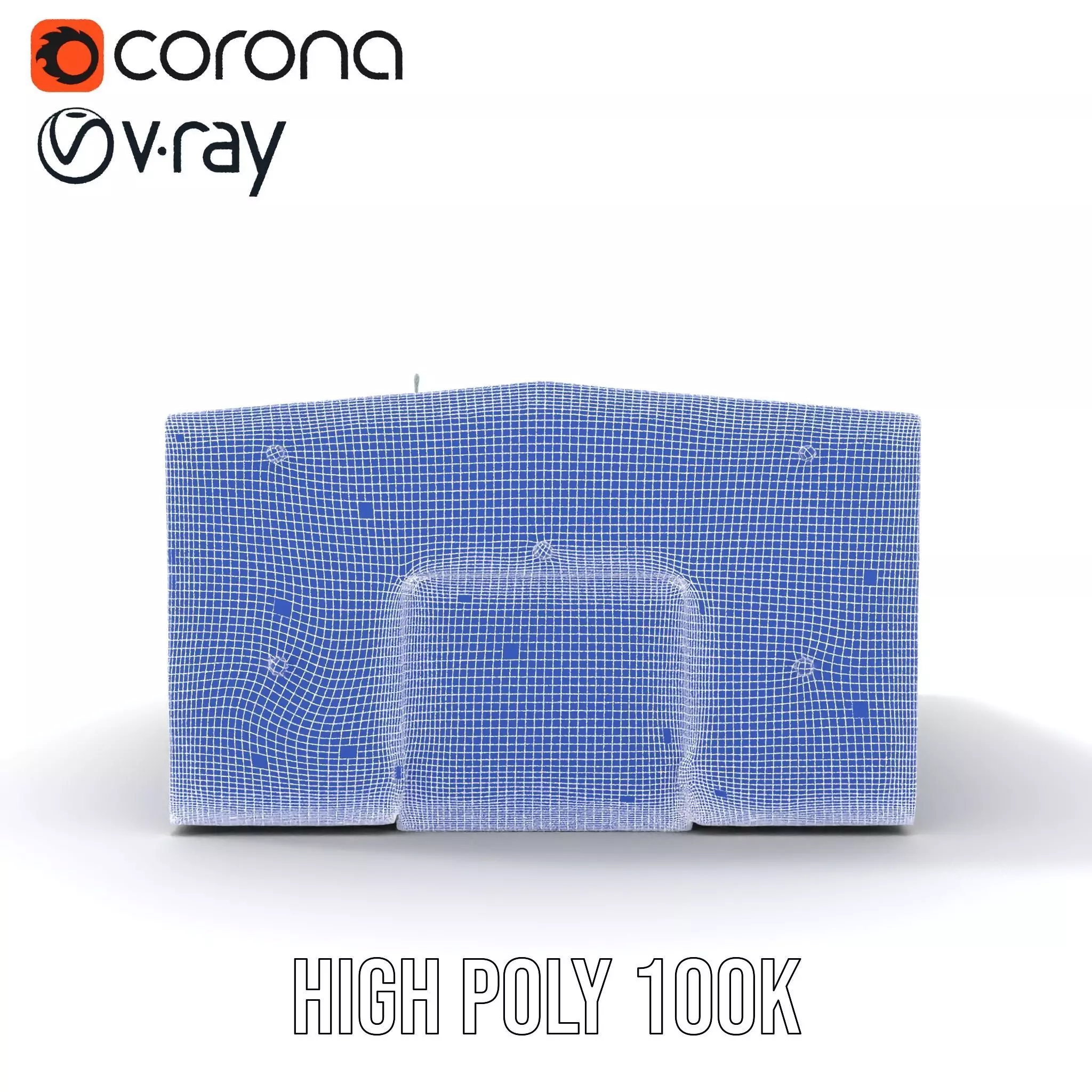 Green Industrial Warehouse model pack Low-poly 3D model_32