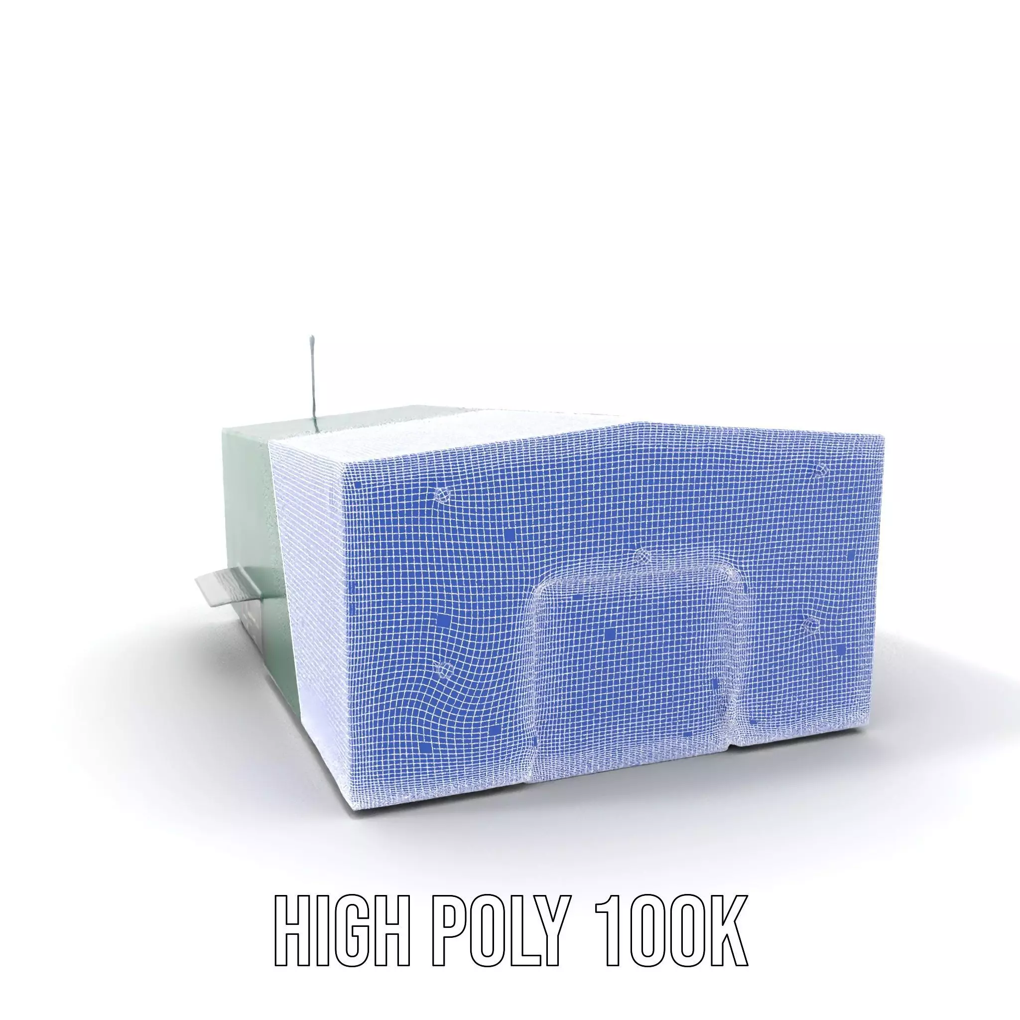 Green Industrial Warehouse model pack Low-poly 3D model_4