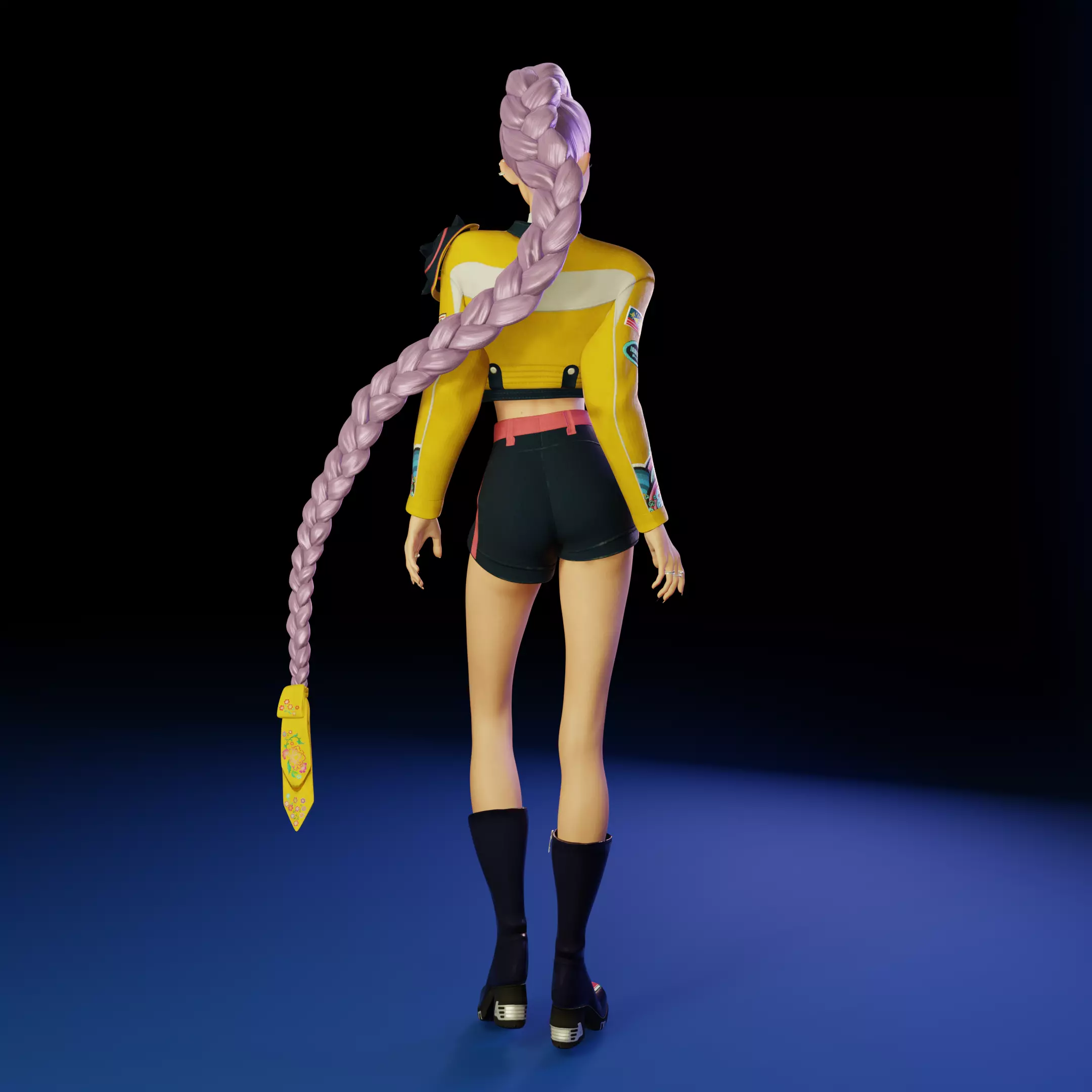 Cute K Pop Singer Rumi 3D print model_8