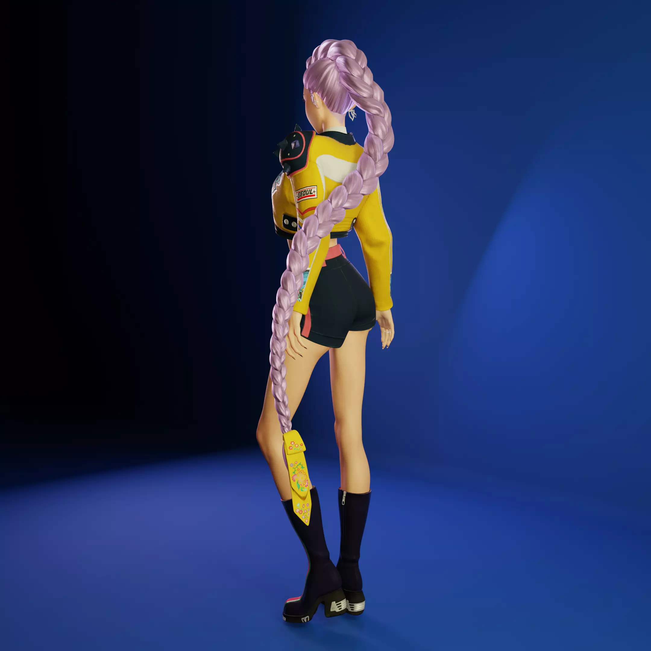 Cute K Pop Singer Rumi 3D print model_6