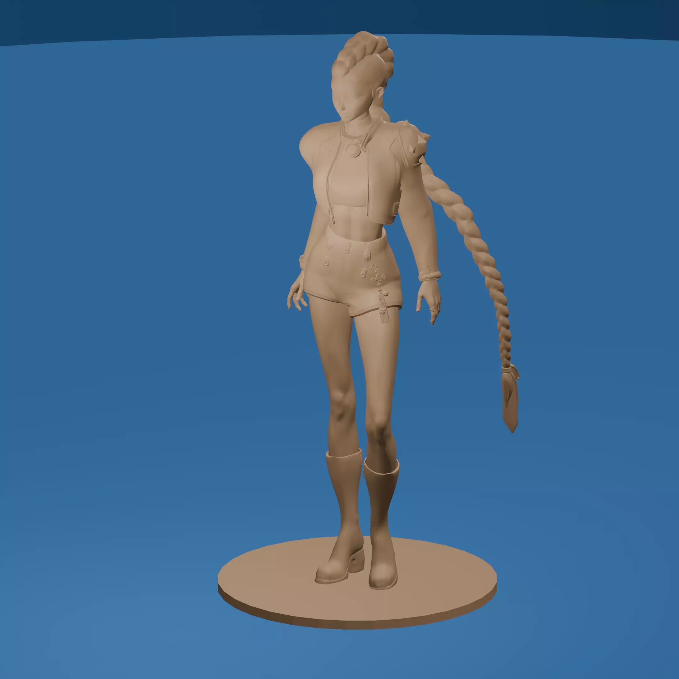 Cute K Pop Singer Rumi 3D print model_0