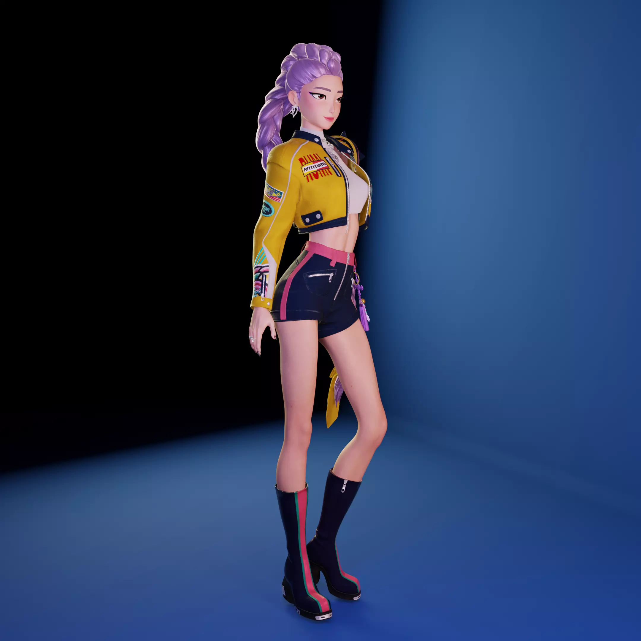 Cute K Pop Singer Rumi 3D print model_1