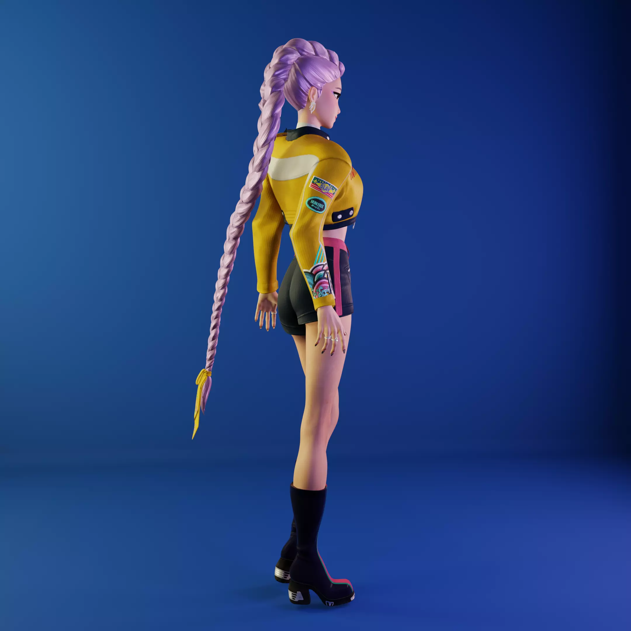 Cute K Pop Singer Rumi 3D print model_9