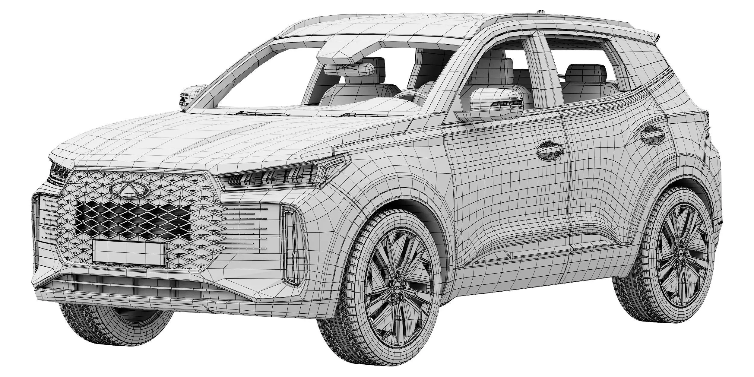 Chery Tiggo 4 2026 3D model_13