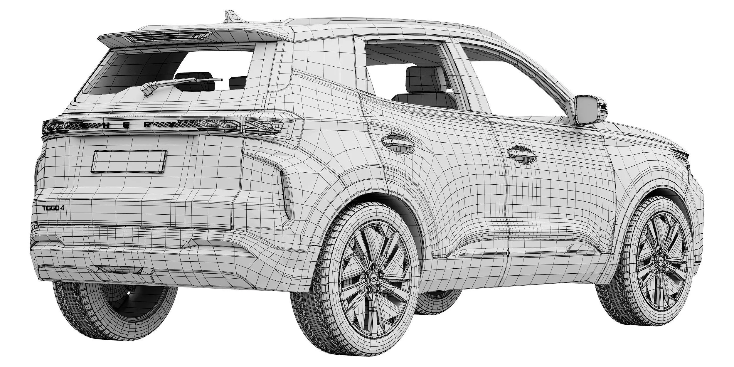 Chery Tiggo 4 2026 3D model_16