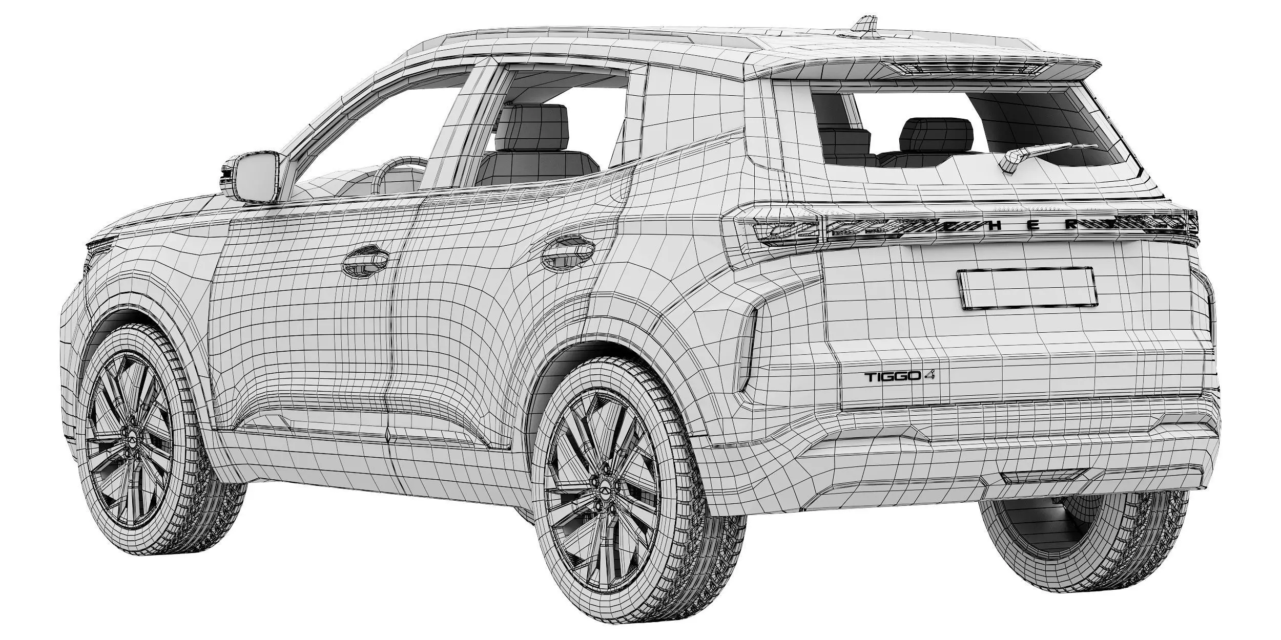 Chery Tiggo 4 2026 3D model_15