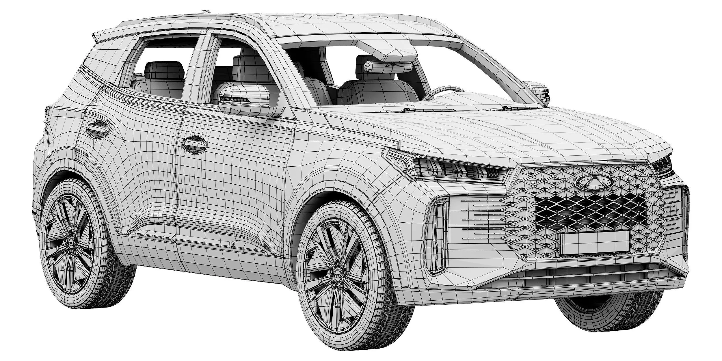 Chery Tiggo 4 2026 3D model_14