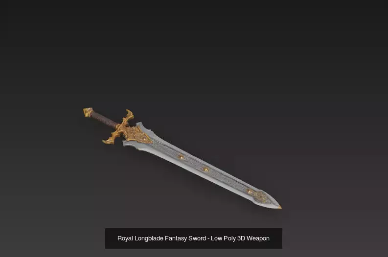 Infernal Royalty Collection - Gothic Flame Fantasy Sword Pack _3