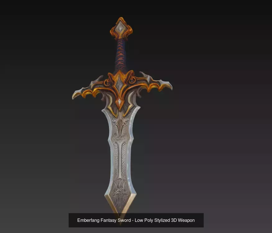 Infernal Royalty Collection - Gothic Flame Fantasy Sword Pack _2