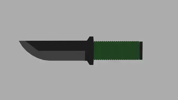 Low Poly Knife Low-poly 3D model