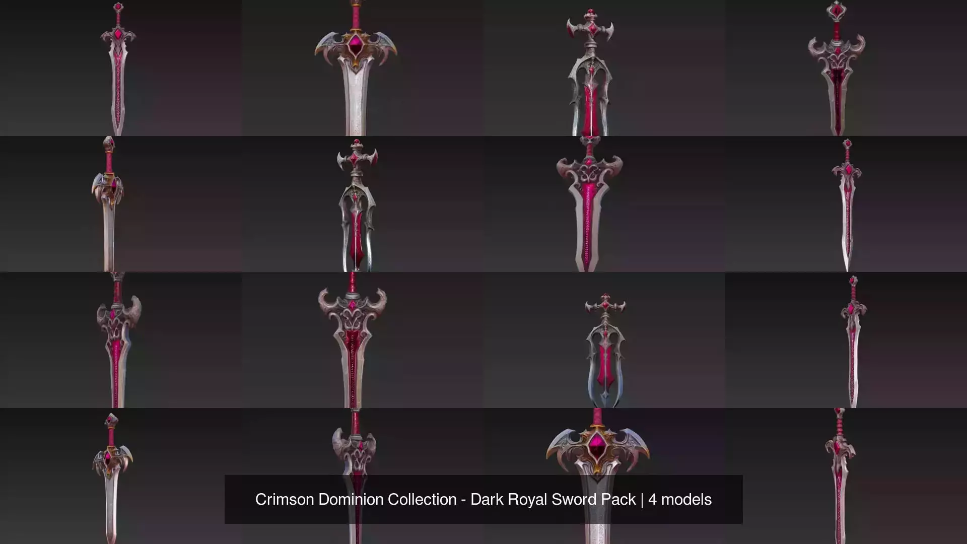 Crimson Dominion Collection - Dark Royal Sword Pack _0