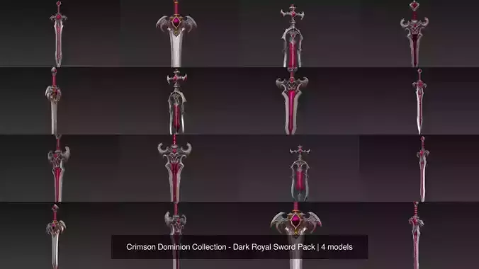 Crimson Dominion Collection - Dark Royal Sword Pack Crimson Dominion Collection - Dark Royal Sword Pack