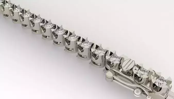 Kron Tennis Bracelet 0l03ct