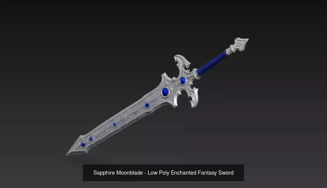 Azure Frost Collection - Enchanted Ice and Ocean Sword Pack _4