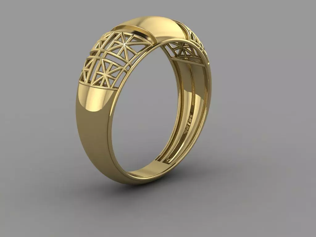 Jewelry ring 3D print model