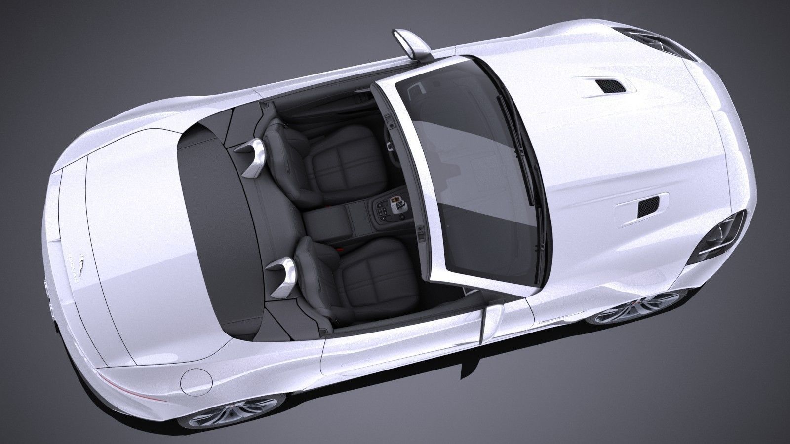 Jaguar F-Type British Design Edition Cabrio 2017 3D model_7