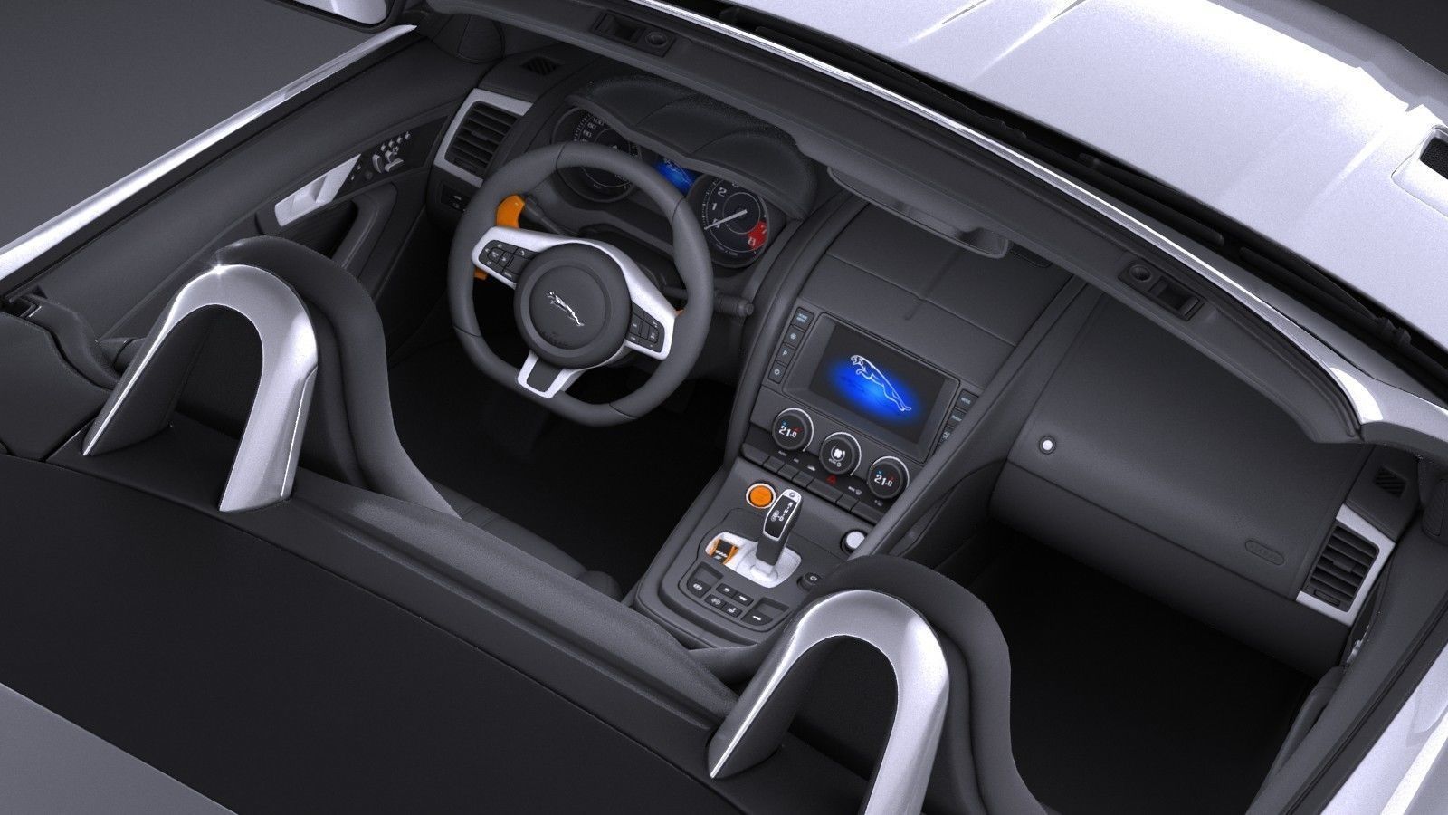 Jaguar F-Type British Design Edition Cabrio 2017 3D model_10