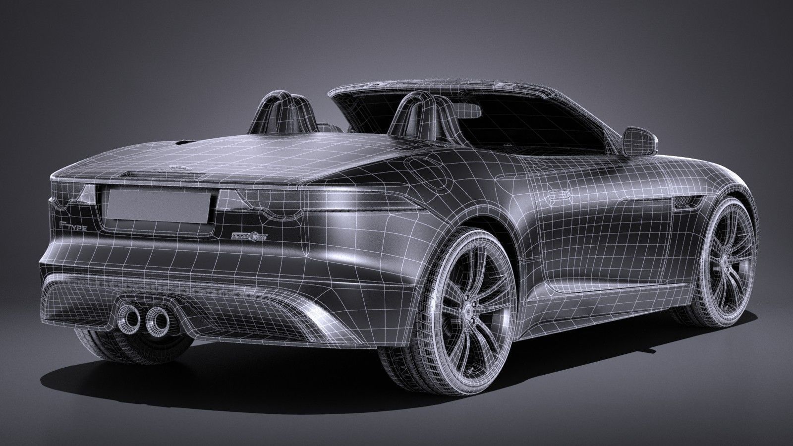 Jaguar F-Type British Design Edition Cabrio 2017 3D model_20