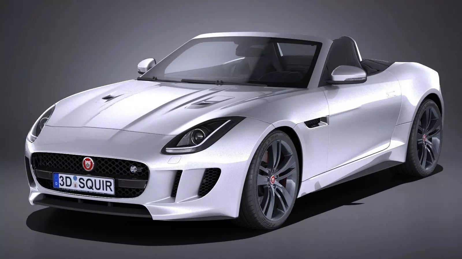 Jaguar F-Type British Design Edition Cabrio 2017 3D model_0