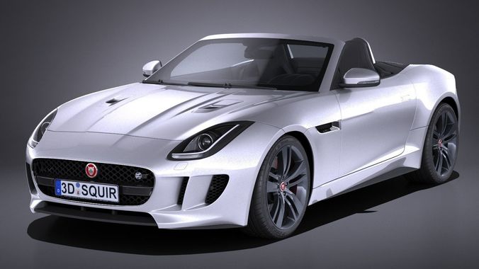 Jaguar F-Type British Design Edition Cabrio 2017 3D model
