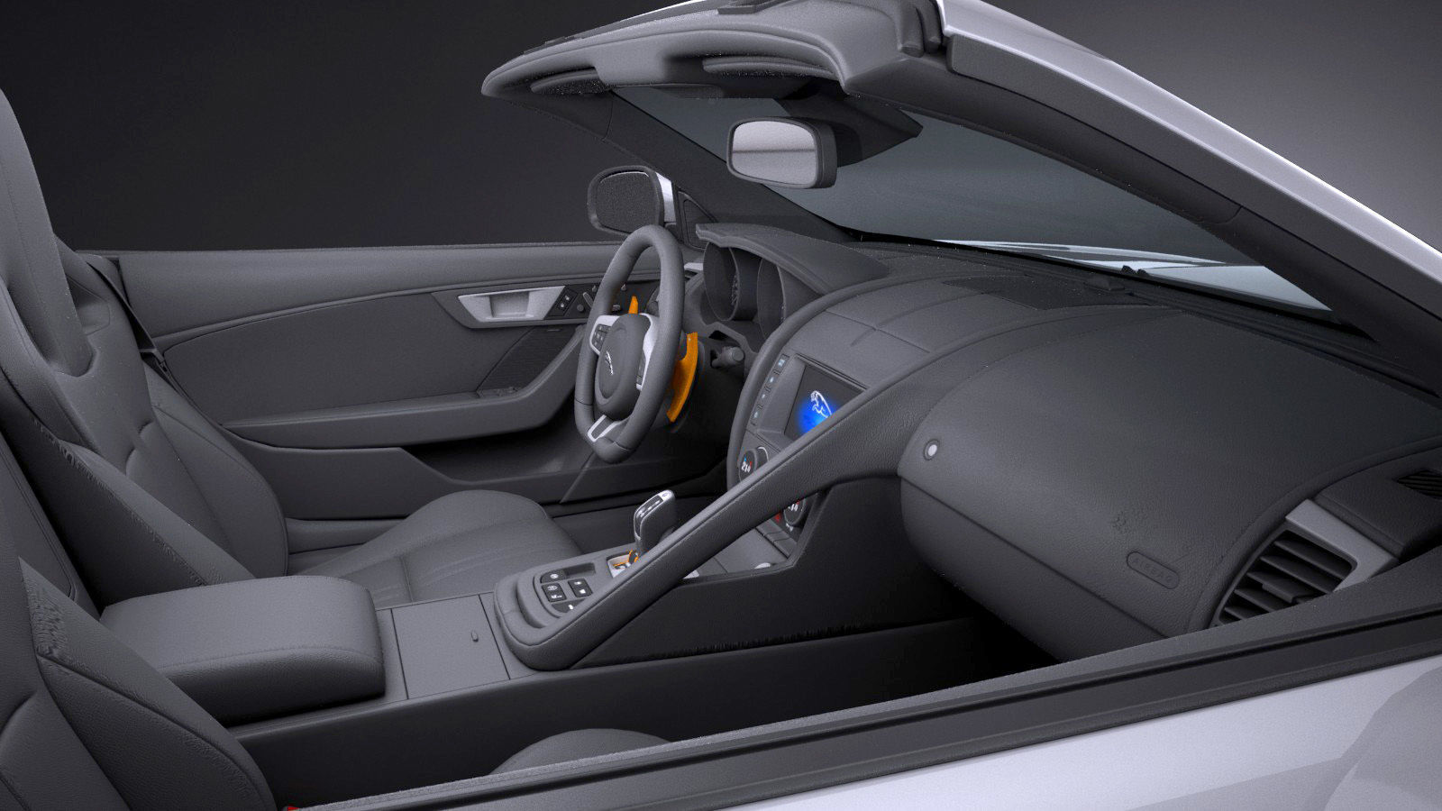 Jaguar F-Type British Design Edition Cabrio 2017 3D model_8