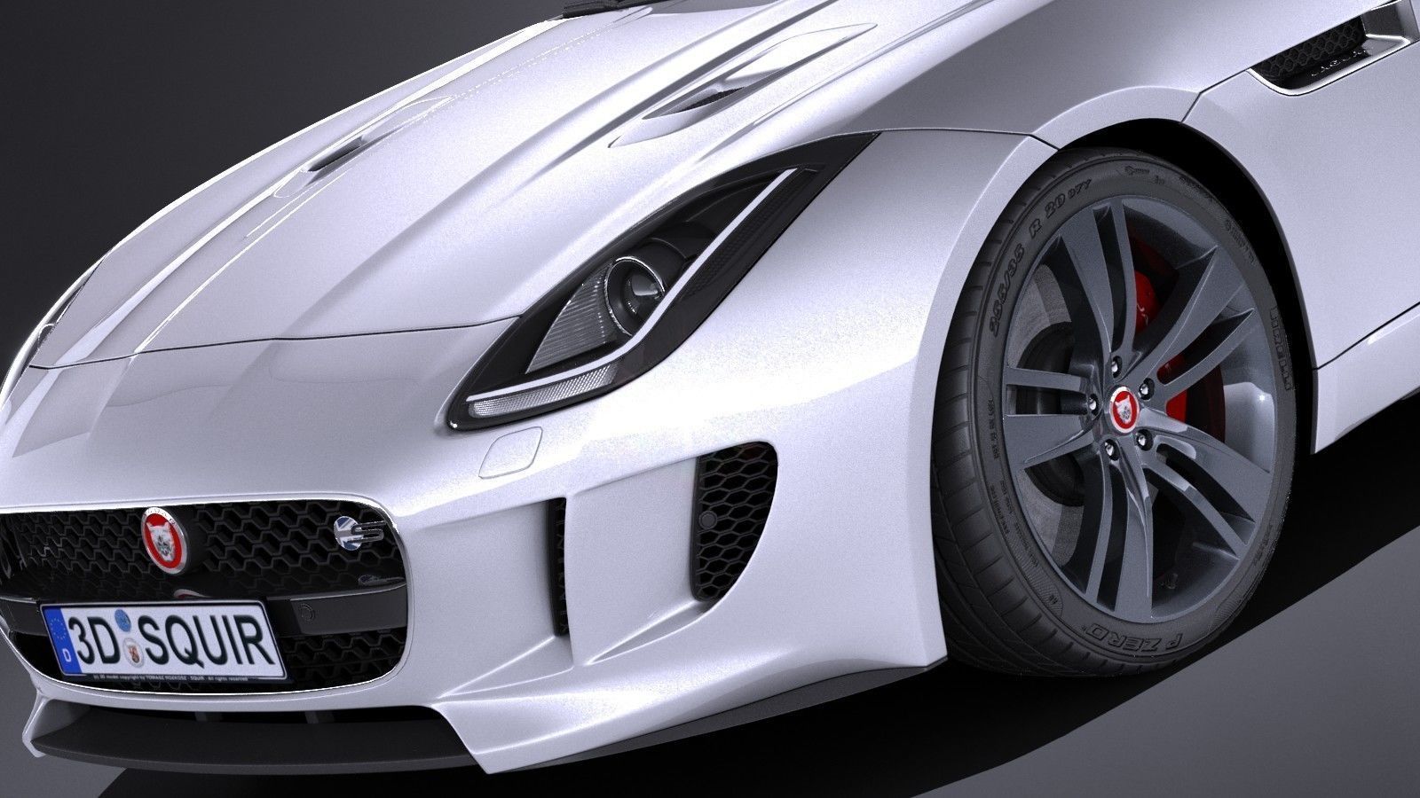 Jaguar F-Type British Design Edition Cabrio 2017 3D model_2