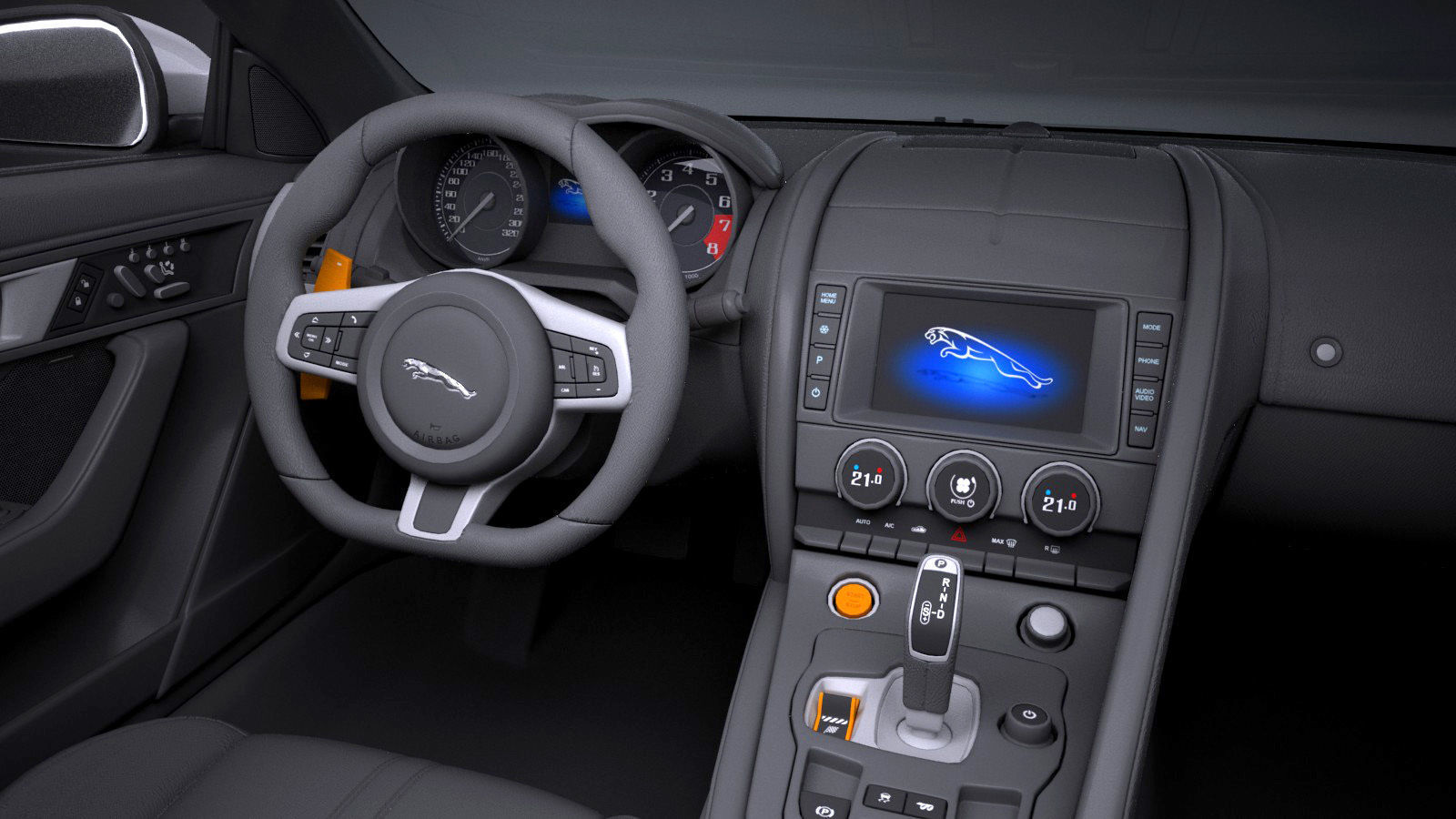 Jaguar F-Type British Design Edition Cabrio 2017 3D model_11