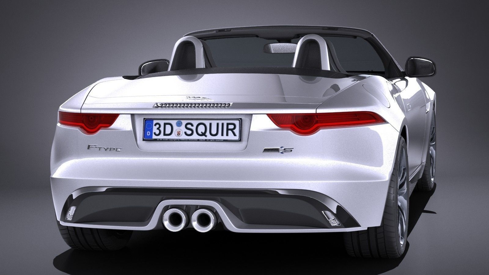 Jaguar F-Type British Design Edition Cabrio 2017 3D model_4