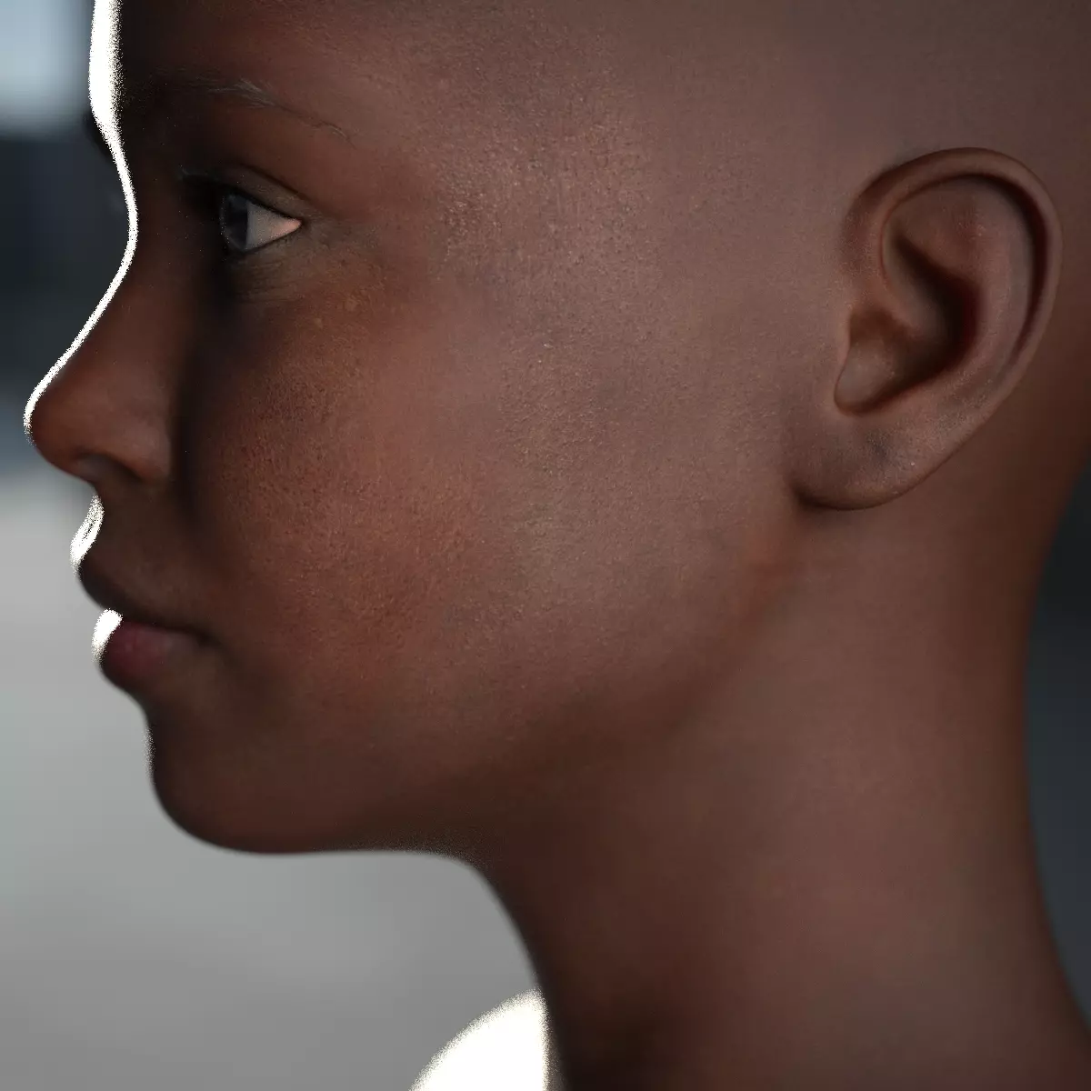 Mumbi K with Pro Textures for G8 Female 3D model_10