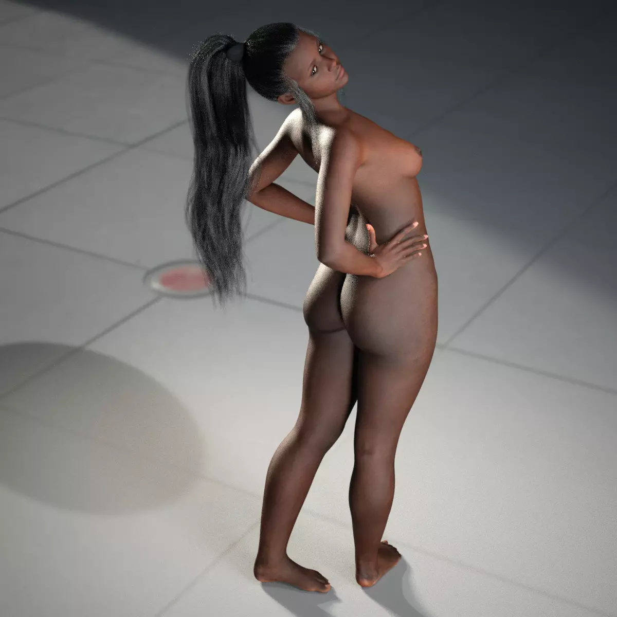 Mumbi K with Pro Textures for G8 Female 3D model_22