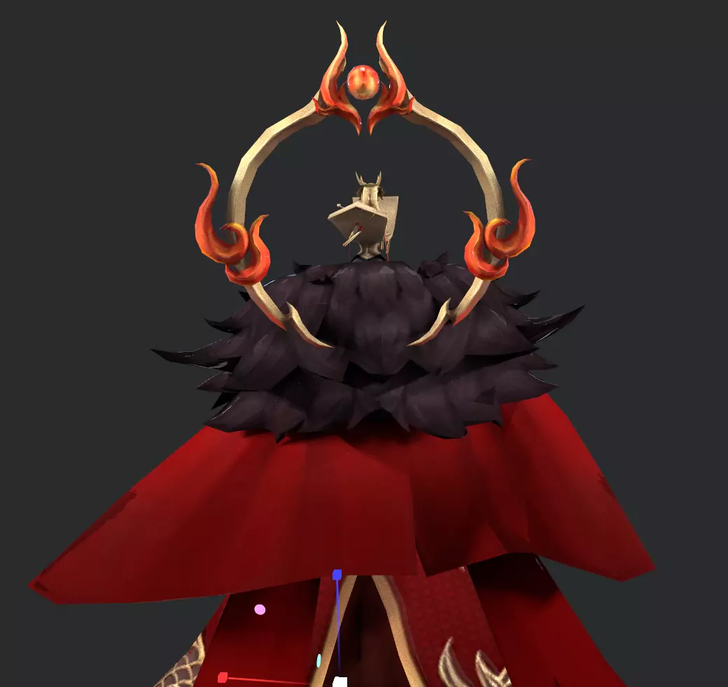 Emperor Low-poly 3D model_18